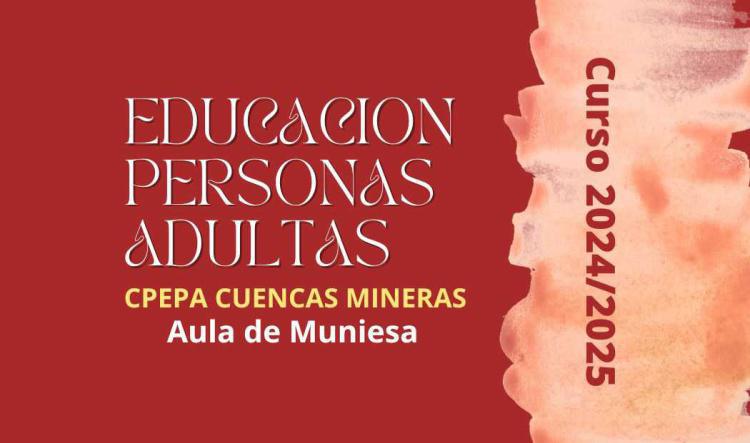 MUNIESA. HORARIO ESCUELA DE ADULTOS