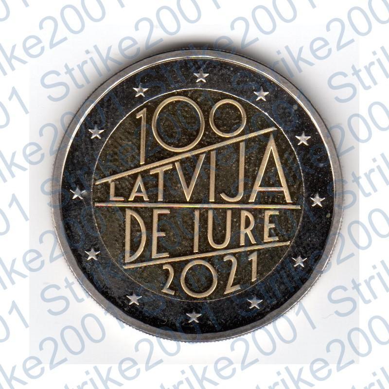 Lettonia - 2€ Comm. 2021 FDC De Iure