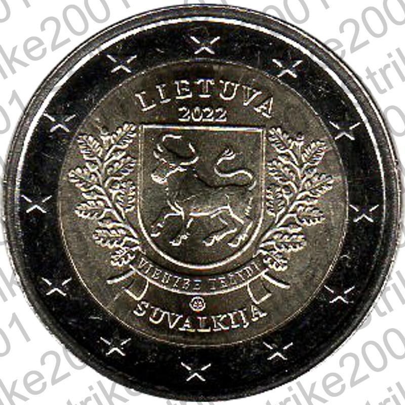 Lituania - 2€ Comm. 2022 FDC Suvalkija