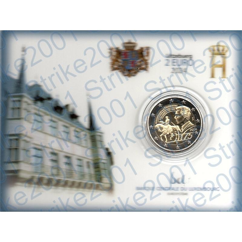 Lussemburgo - 2€ Comm. 2024 FDC Guglielmo II in Folder