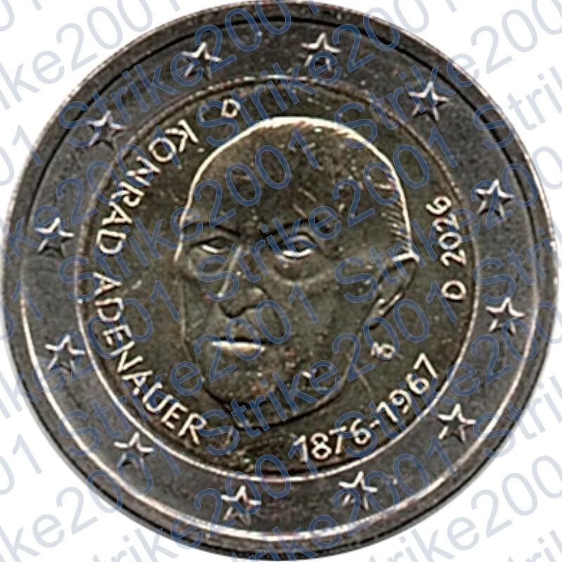 Germania - 2€ Comm. 2026 FDC Konrad Adenauer