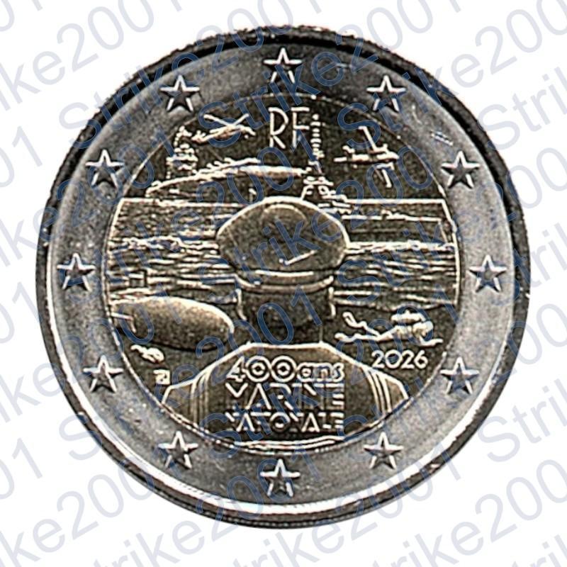 Francia - 2€ Comm. 2026 FDC Marina Militare