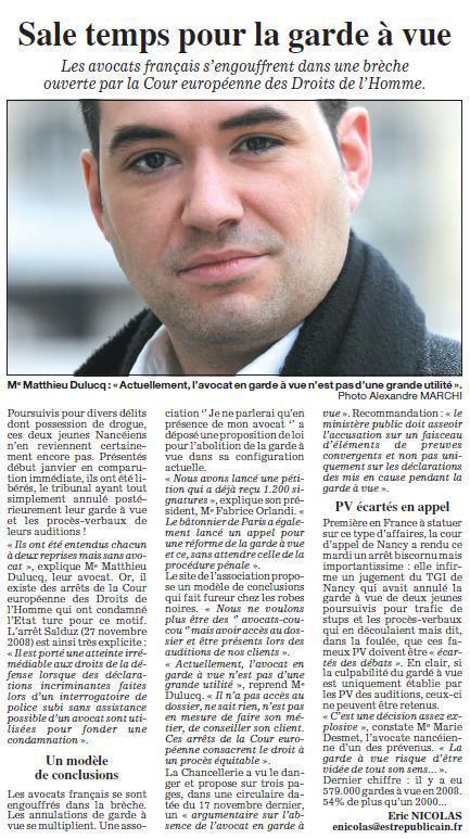 Bravo à Matthieu DULUCQ, Président de l'UJA de NANCY