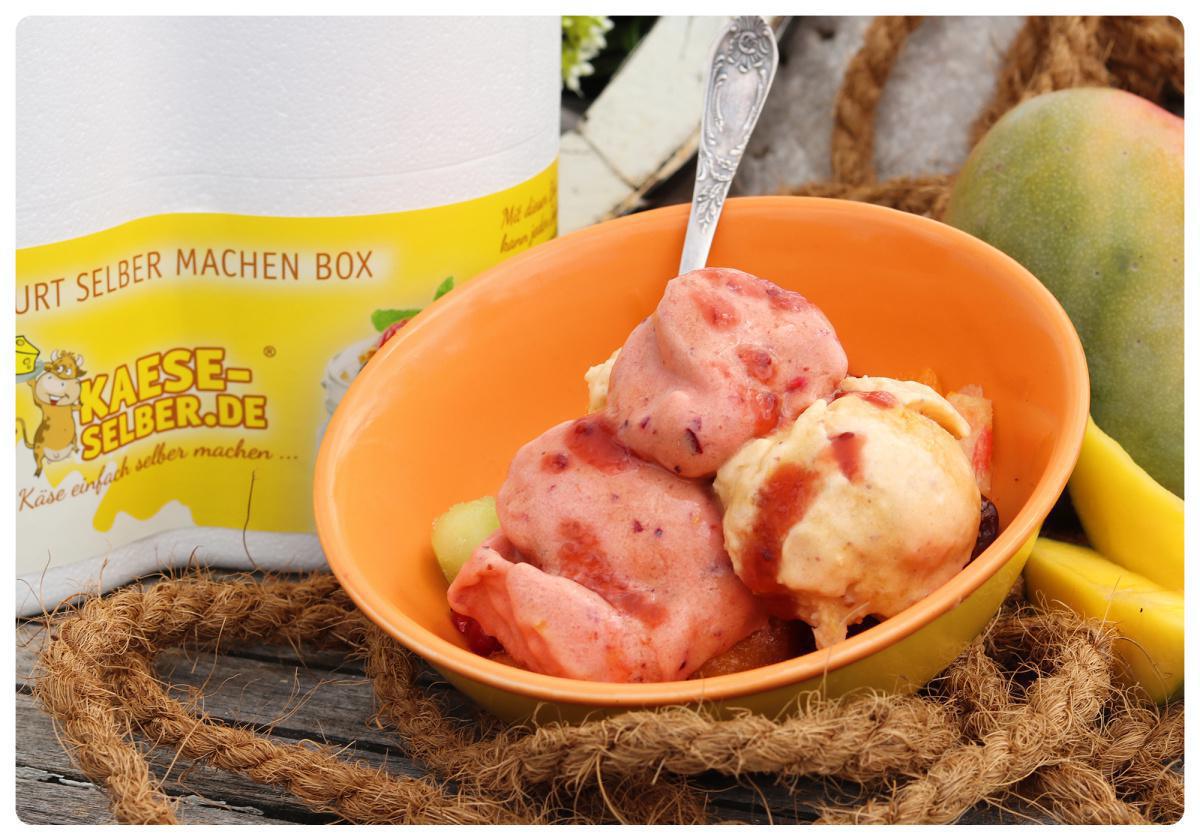 Milcheis selber machen