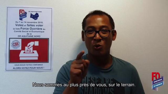 Du 7 au 14 novembre 2019, pourquoi voter Force Ouvrière à l'élection du CSE ?