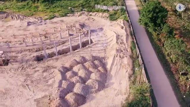 Toma Aérea Construcción nuevo templo