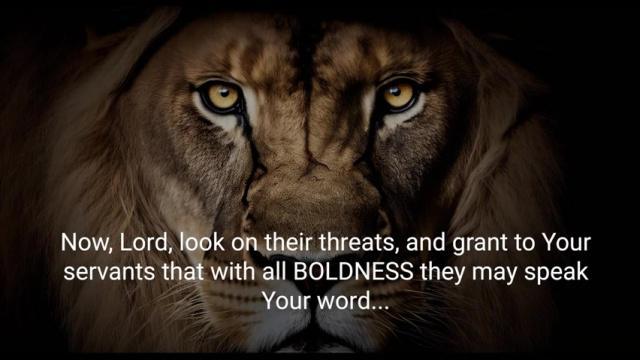Pray for Boldness!