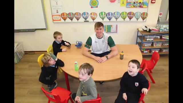 Killinure NS welcomes Paralympian Tiarnán O Donnell