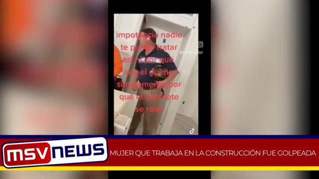 Golpean a mujer en el trabajo