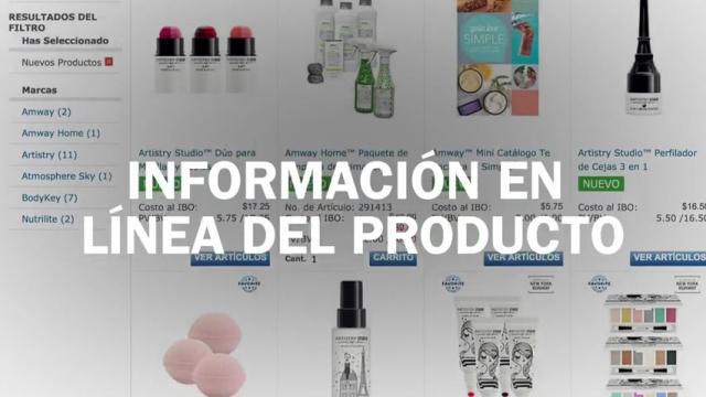 La web de Amway es donde los Empresarios Independientes de Amway administran sus negocios