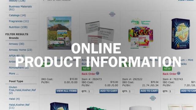 Amway Web App IBO Resources