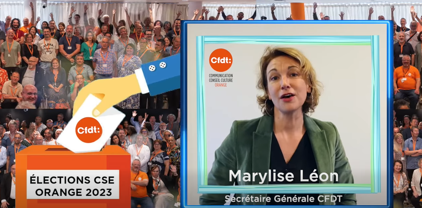 Marylise Léon, secrétaire générale de la CFDT, appelle à la mobilisation pour voter !
