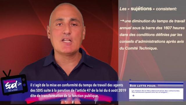 Augmentation du temps de travail des agents des SDIS : Il est vraiment urgent de ne pas se presser.