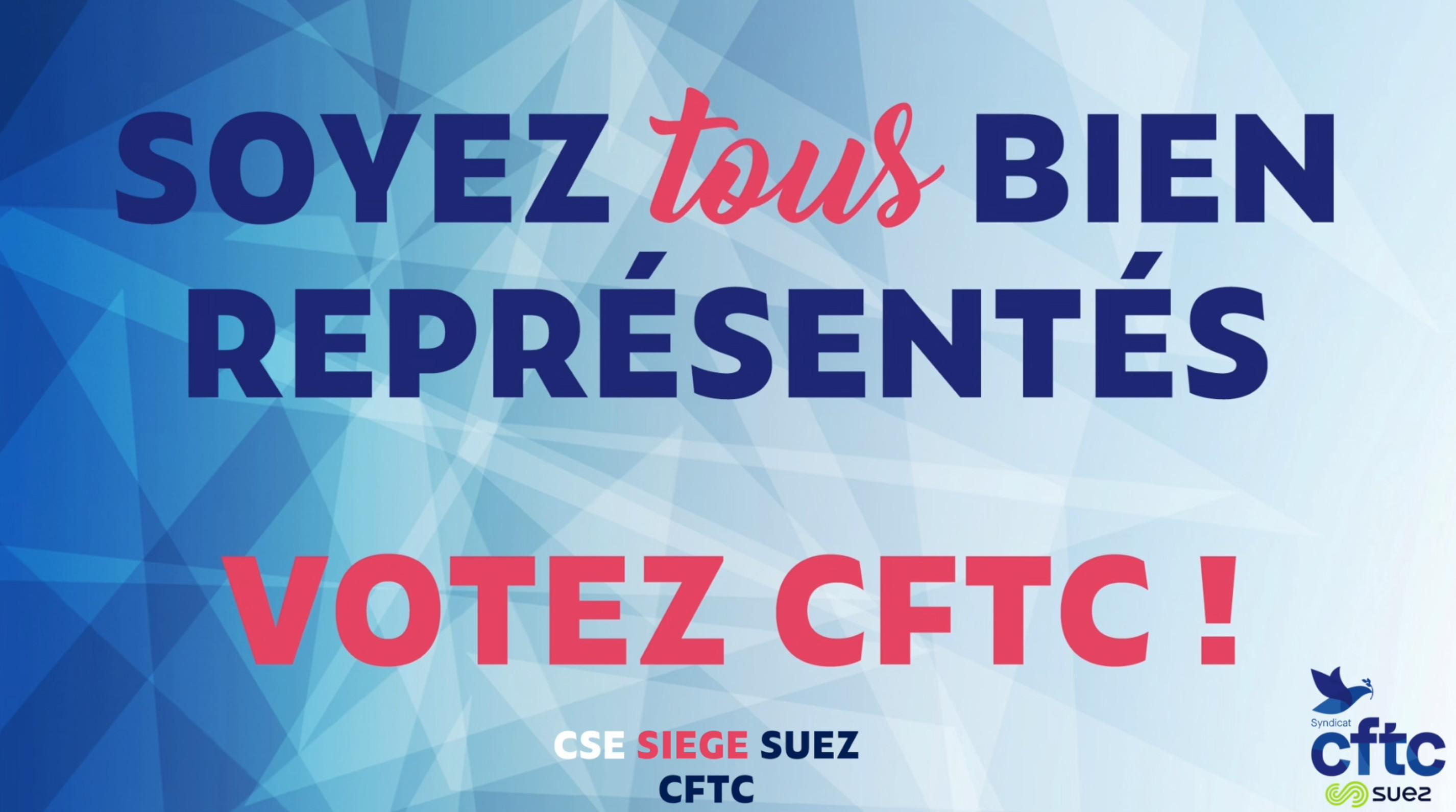 Election UES SUEZ HQ : Vidéo des candidats