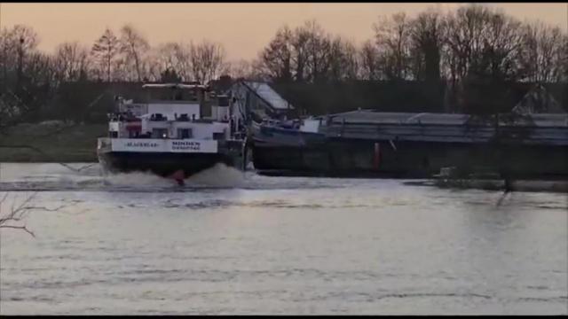 Schiffskollision auf der Ems