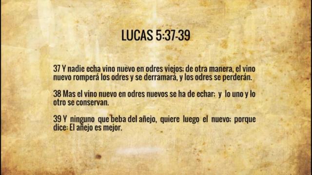 Lucas 5:37-39