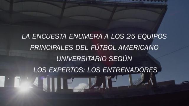 La Coaches´ Poll Posiciona a los 25 Mejores Equipos de Fútbol