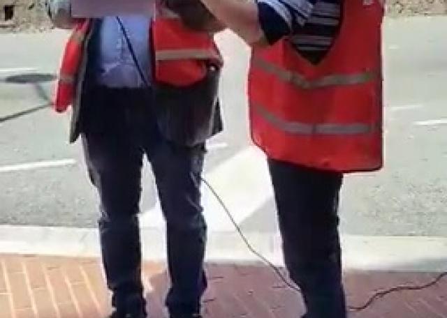 Intervention d'Amir devant le NOVOTEL mardi 11 juin 2024