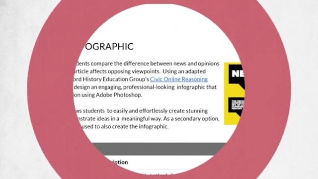 News vs. opinion infographic