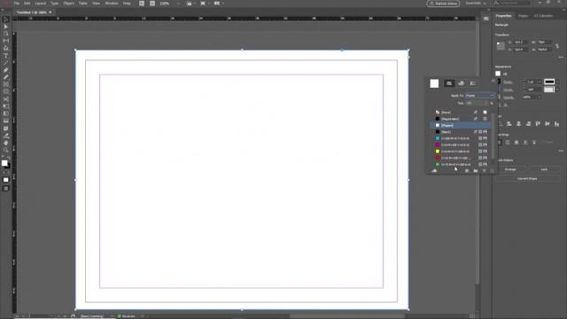 Adobe InDesign - كيفية إضافة لون خلفية