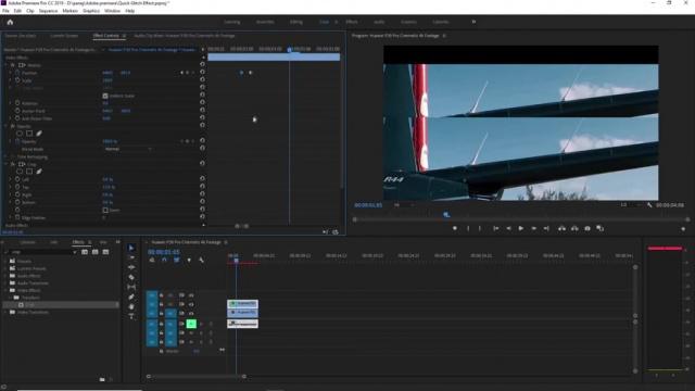 Adobe Premiere Pro - تعلم كيفية استخدام تأثير الخلل