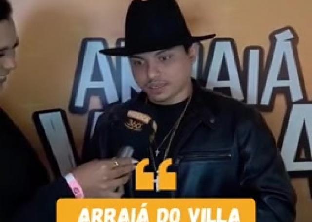 Entrevista Filho do Piseiro - Arraiá do Villa Country