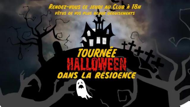 La Résidence fête Halloween ce jeudi à 18h