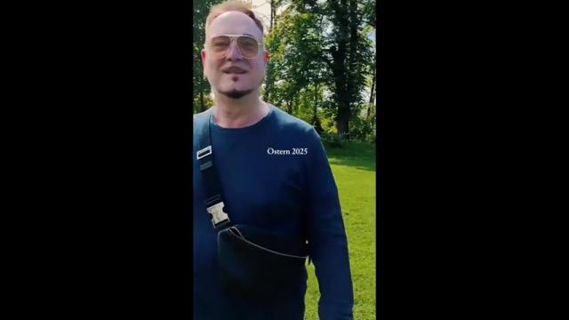 Ostern im Park der Villa Berg - Meditationsgruppe