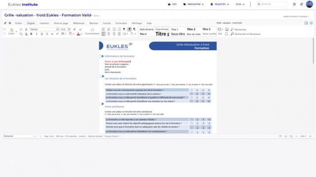 GED - Coédition en ligne