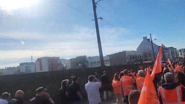 Grèves du 18 Septembre et 2 Octobre a Saint Nazaire