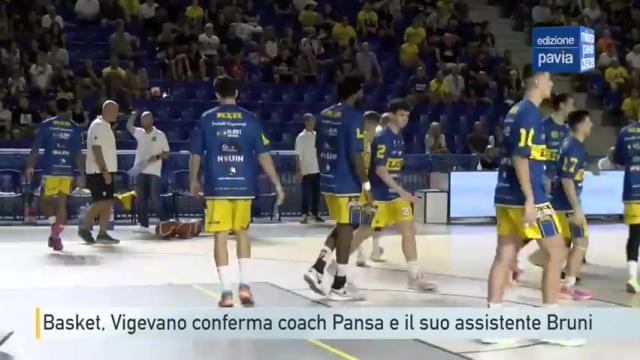 Milano Pavia TV news: Vigevano conferma coach Pansa e l'assistente Bruni 