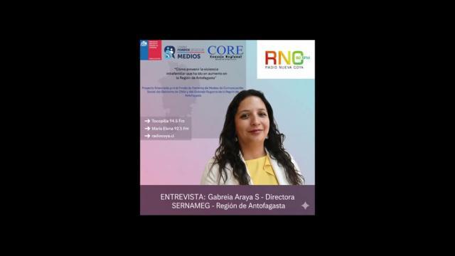 ENTREVISTA DIRECTORA SERNAMEG REGION DE ANTOFAGASTA
