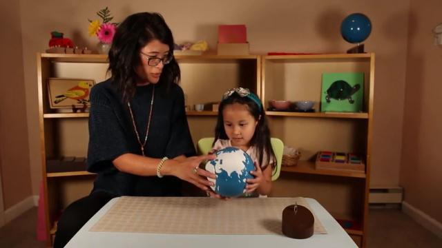 Culture Lesson 10 * Sandpaper Globe 