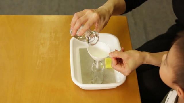 Practical Life  Lesson 14 *  Funnel Activity 