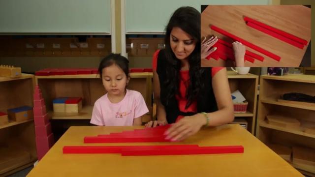 Sensorial Lesson 9 - Red Rods Lesson