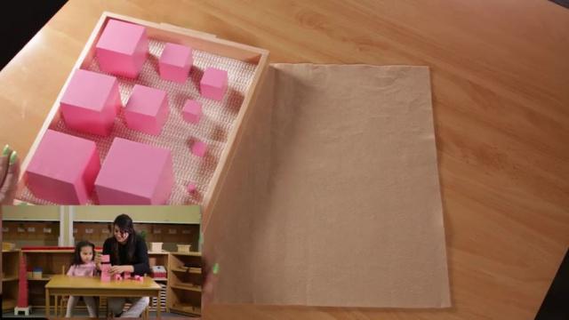 Sensorial Lesson 6 - Pink Tower Lesson