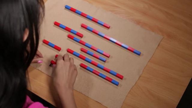 Math Lesson 1 * Number Rods * Staircase Lesson 