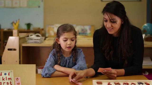 Reading Lesson 20 * Moveable Alphabet & Picture Cards