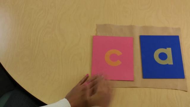 Reading Lesson 5 * Sandpaper Letters * c, l 
