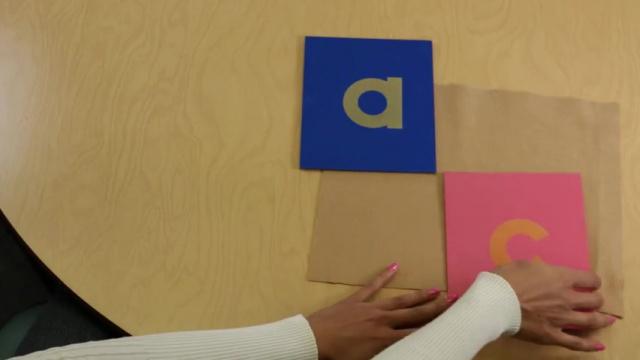 Reading Lesson 2 * Sandpaper Letters * a, s 