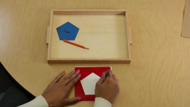 Writing Lesson 3 - Metal Inset Triangle