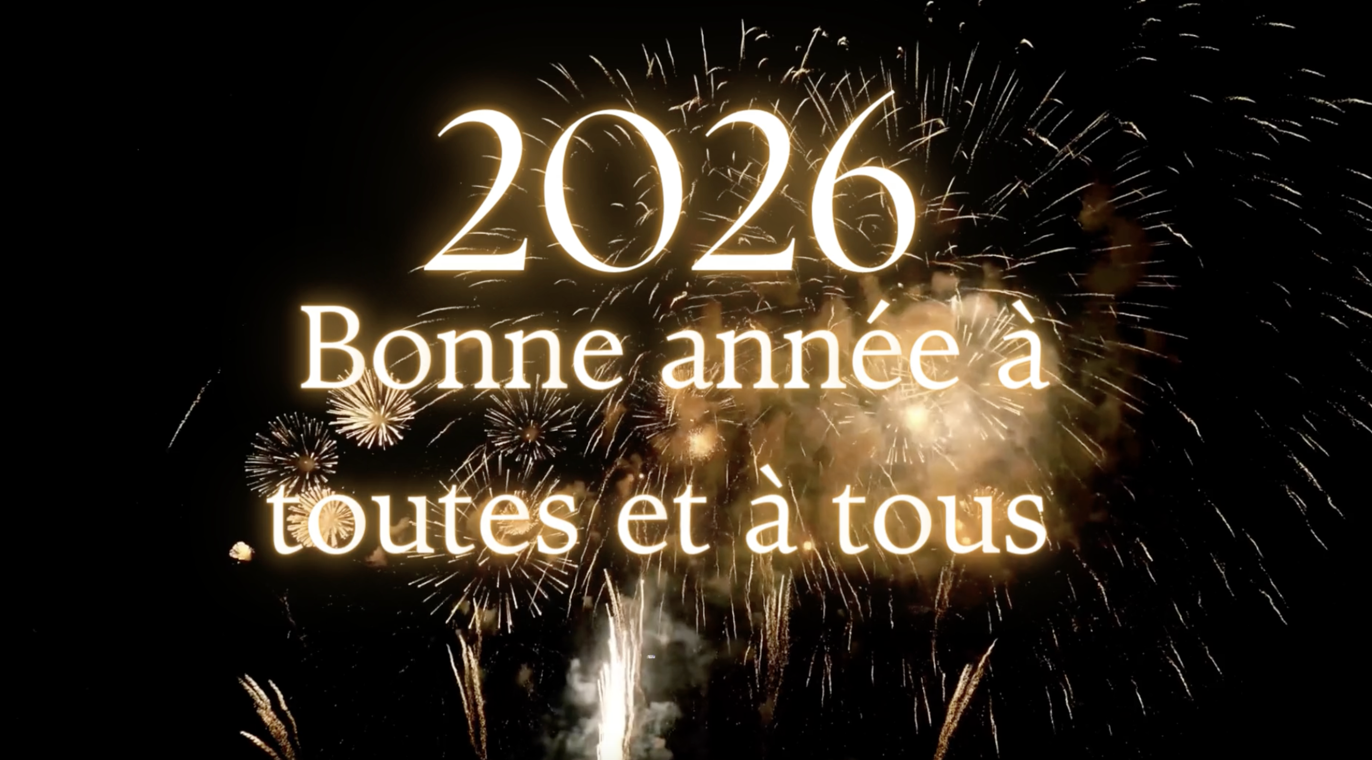 Meilleurs vœux 2026 !