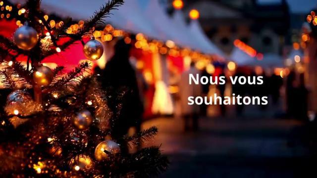 Bonnes fêtes de fin d'année 2025