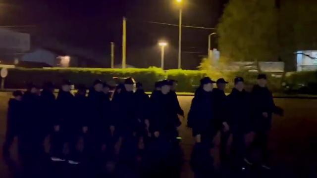 Formation à l’ordre serré des Cadets Gendarmerie des Landes