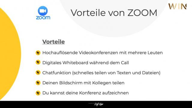 ZOOM Videocalls