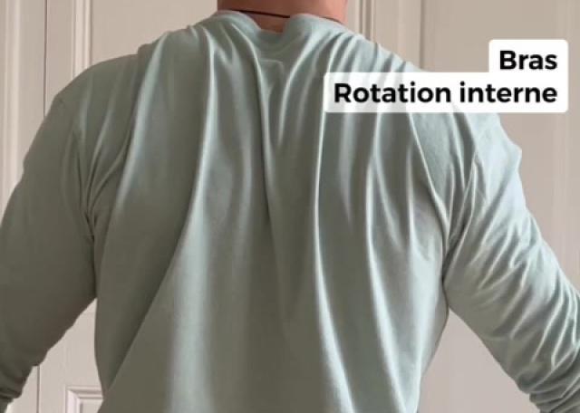 Dissociation scapula vs rotation interne/externe