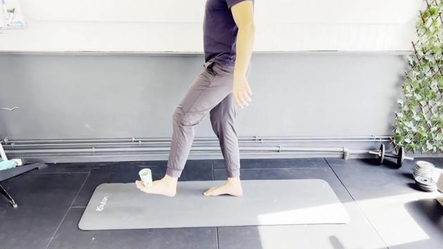 Triple flexion en dorsiflexion