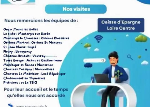 Nos visites du mois d’avril !
