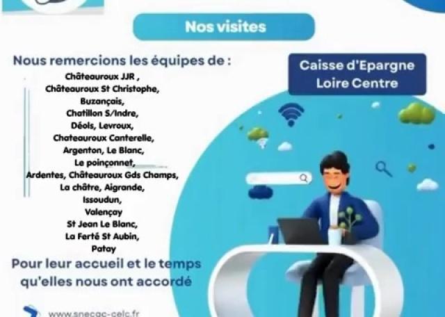 Nos visites du mois de juin !