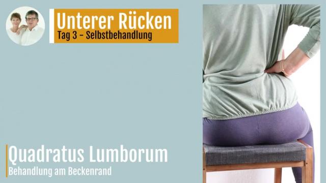 Unterer Rücken - Selbstbehandlung - Tag 3